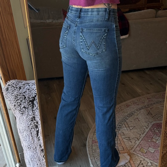 Wrangler Bootcut Riding Jeans - Picture 3 of 5